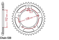 高雄[哈利輪胎] 太陽牌 JT齒盤 HONDA CB1300  齒盤 鋼製 鏈條530