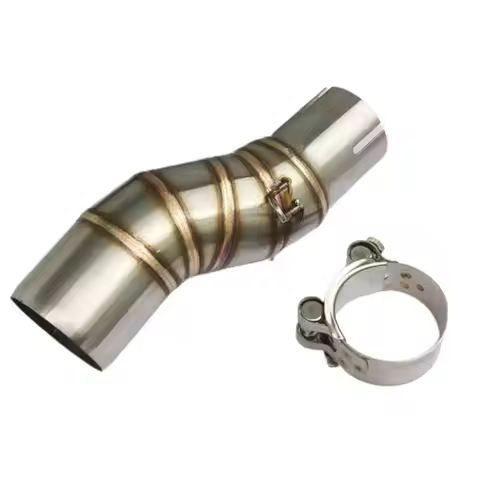 For CFMOTO 450MT 450 MT 2023+ Motorcycle Exhuast Middle Link Pipe Connect 51mm Motorcycle Escape Exh