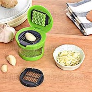 Mini Garlic &amp; Onion Chopper, Garlic Press Presser Slicer Dicer Grater, Kitchen Vegetable Tools