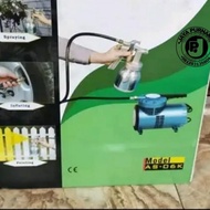 Kompresor Udara Mini Listrik dengan Air Brush paket komplit buat nget