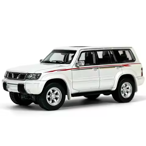 1:64 Scale Nissan Patrol 1998 Y61 Car Model 1:64 Metal Diecast Miniature Ariya X-trail Q50S Q70L QX7