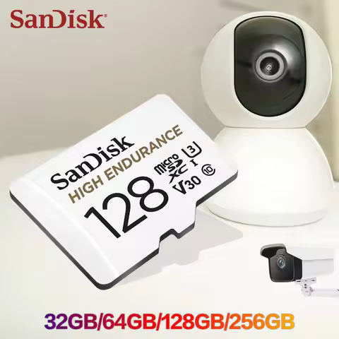 SanDisk High Endurance microSD Card V30 U3 C10 Professional Memory card for dash cam or home monitor