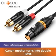 Choseal | CANON to RCA Audio Connector Cable