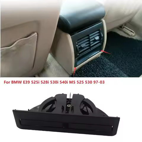 1pcs Car Front Black Console Cup Holder For BMW E39 525i 528i 530i 540i M5 525 530 97-03 Auto Replac