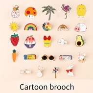 Cute Rabbit Sun Rainbow Brooch Star With The Same Accessories Cartoon Pin Men And Women Small Fresh 