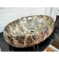 CHẬU RỬA MẶT lAVABO DƯƠNG BÀN   men vân đá GRL 8137E