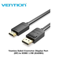 VENTION CABLE CONVERTER DISPLAY PORT (DP) MALE TO HDMI MALE HADBG 1.5M