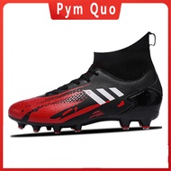 [Pym Quo] 35-45 ชายรองเท้าฟุตบอลรองเท้าผ้าใบข้อเท้ารองเท้าฟุตบอลรองเท้าฟุตบอลเด็กรองเท้าฟุตบอลกีฬารองเท้าฟุตบอลผู้ชายผู้หญิงเด็ก TF &amp; ยาว Spike รองเท้าฟุตบอล