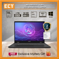MSI Prestige 16 AI+ Evo B2VMG-026 Laptop (U7 258V 4.80GHz,32GB D5,1TB SSD,Intel Arc 140V 16GB,16" UH