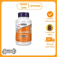 NOW L-Cysteine 500 mg pills support acne treatment, whiten skin, support hair growth, beautify skin 
