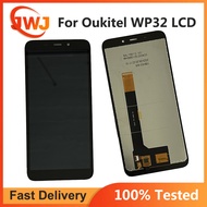 5.93 \ "ต้นฉบับสำหรับ Oukitel จอแอลซีดีโทรศัพท์เซลล์ WP32หน้าจอดิจิตอลประกอบหน้าจอสัมผัสกระจกจอแสดงผ