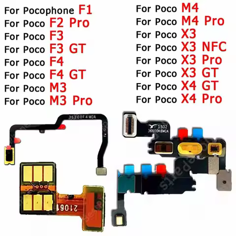 For Poco M3 M4 5G X3 NFC X4 Pro Pocophone F1 F2 F3 F4 GT Spare Parts FlashLight Distance Replacement
