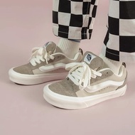 Vans Vans official Knu Skool ส่วนบุคคลย้อนยุคย้อนยุคขนมปังรองเท้าบุรุษรองเท้าสตรีรองเท้าผ้าใบ