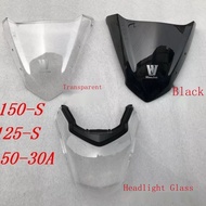 ❁Suitable for Haojue motorcycle DK125S/150S HJ150-30ABCDEF diversion head cover headlight glass asse