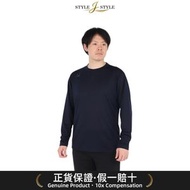 (日本平行進口)DESCENTE-Descente（男士）轻型长袖衬衫ST5SLTX1MB NV00长袖T恤