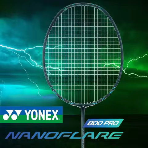 YONEX NANOFLARE 800 PRO Badminton Racket Deep Green High Quality with Line Badminton Racket Deep Gre