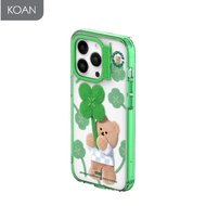 เคสมือถือ EARPEARP Wavelabel Mag Big Clover Covy for iPh0ne 15 Pro Max - Green