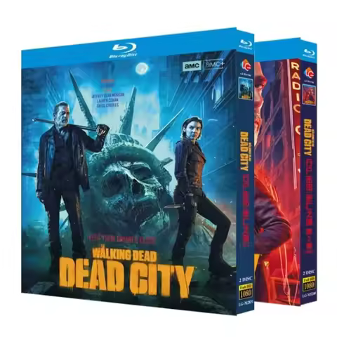 HD TV Series The Walking Dead: Dead City Seasons 1-2 (2023-2025), Blu-ray 4 Discs English Pronunciat