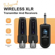 ตัวส่งและตัวรับสัญญาณไร้สาย XLR LMBGM A11: เชื่อมต่อไมโครโฟนของคุณแบบไร้สายด้วยอะแดปเตอร์ XLR สำหรับ