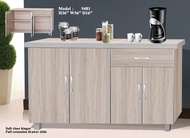 56 Inches Kitchen Cabinet Maple Color 9481