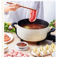 หม้อต้มสุกี้ bear B45C1 electric hot pot pot household multifunctional integrated pot electric As the Picture One