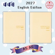 Hobonichi Techo 2027 Original A6 Daily Planner January Sunday Start