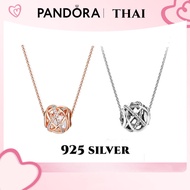 [ส่งจากกรุงเทพ]Pandora เงิน925 สร้อยคอ สร้อยคอกาแล็กซี่ Openwork Galaxy Necklaceของขวัญสำหรับคนพิเศษ ของแท้ 100% เงิน / Silver One