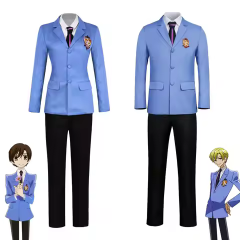 Ouran High School Host Club Uniform Sukuhen King Fujioka Haruhi High School JK School Uniform Suit C