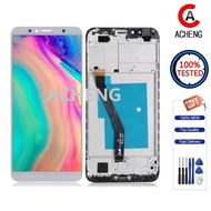 ACHENG Compatible For Huawei Y6 2018 / Y6 Prime 2018 LCD Display Touch Screen with Frame