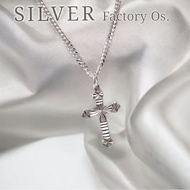 💥PROMO💥Original Silver 925 Crucifix Cross Pendant *Loket Salib Perak *925纯银十字架吊坠