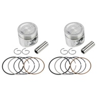 2 SETs  Motorcycle 53mm-54mm 15mm Piston Pin Ring Kit for Honda Rebel CA250 CMX250 96-11 CMX250C 03-