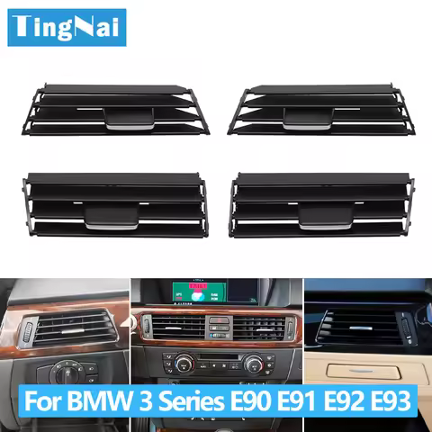 Car Front Dashboard Air Conditioning AC Vent Outlet Grille Repair Kit For BMW 3 Series E90 E91 E92 E