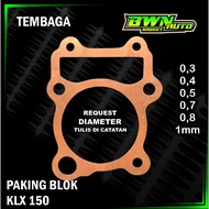KAWASAKI KLX 150 Copper Block Gasket/ Perpak Gasket Packing KLX 150 BWN GASKETkawasaki