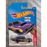 '68 DODGE DART PURPLE - HW FLAMES - HOT WHEELS TOY CAR