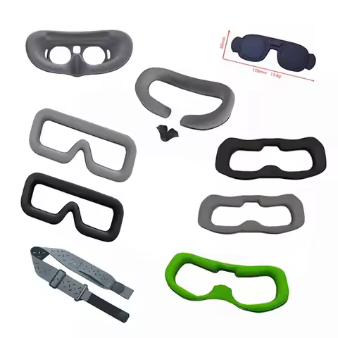 For DJI V1 V2 FPV Goggles Sponge Foam Padding Eye Mask FPV Goggles Strap for SKYZONE 04X 04L SKY03 H