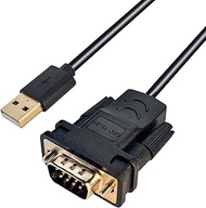 DSD TECH SH-RS232A USB to RS232 Serial DB9 Adapter Cable with FTDI FT232 Chip for Windows,Linux,Mac 