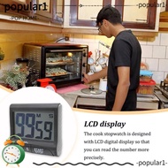 POP Cooking Baking Timer, Without Battery Simple Style LCD Digital Timer, Useful Big Screen Multifun