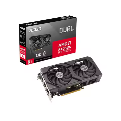 Asus Dual Radeon Rx 7600 O8G Evo Oc D6 8Gb Intel Corporation [Domestic Shipping Authentic Product]