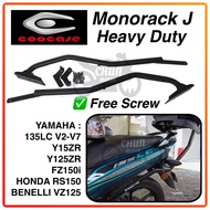 High Quality Motorcycle Monorack J Rack Heavy Duty Rack Motor Yamaha 135LC / Y15ZR / Y125ZR / FZ150i