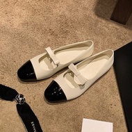 Color Matching Mary Jane Bow Ballet Flats