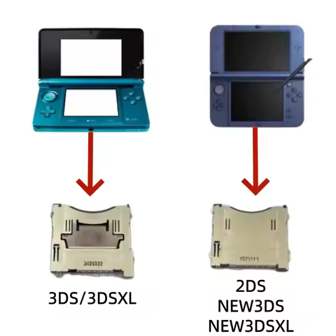 Original Used Console Game Socket For 3DS/3DSXL Replacement Part Game Card Slot For NEW3DS/NEW3DSLX/