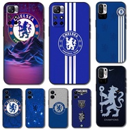 【D-4】chelsea FC for Redmi Note 7 8 9 10 4G Pro Max 8T 9S 9T TPU soft silicone shockproof luxury blac