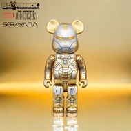 Bearbrick Sorayama Ironman 空山基 2.0 金 （400+100%/1000%）
