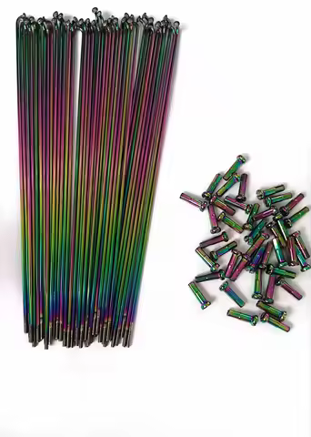 bmx spokes 14G Oil Slick bmx Spokes with 16mm nipples182mm 184mm 186mm 18mm