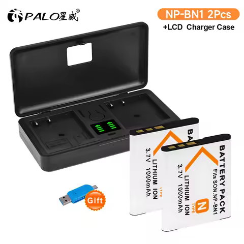 NP-BN1 NP BN1 Camera Battery+LCD Charger Case for Sony DSC-WX7 DSC-W830 DSC-TF1 DSC-TX66 DSC-TX100V 