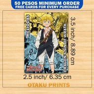 7 Deadly Sins - The Seven Deadly Sins V1 Main Characters Photocard - [SOLD PER PIECE]