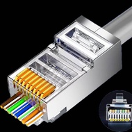 คีมย้ำหัวแลน คีมเข้าหัวแลน RJ45 Cat7 cat6 cat5e cat5 RJ11 6P ได้ทั้งหัวธรรมดา UTP และหัวทะลุ STP รับ