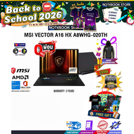 [ผ่อน 0% 10 ด.]MSI VECTOR A16 HX A8WHG-020TH /R9 8940HX/ประกัน 3 Years