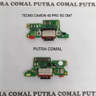 TECNO CAMON 40 PRO 5G CM7 ORIGINAL FLEXIBLE PCB BOARD FLEXIBLE FLEXIBLE MIC CONNECTOR MIC PORT USB C