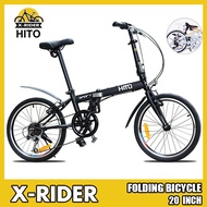 HITO Foldable Bicycle shimano Folding Bicycle Ultra-light Men's And Women's Folding Bike